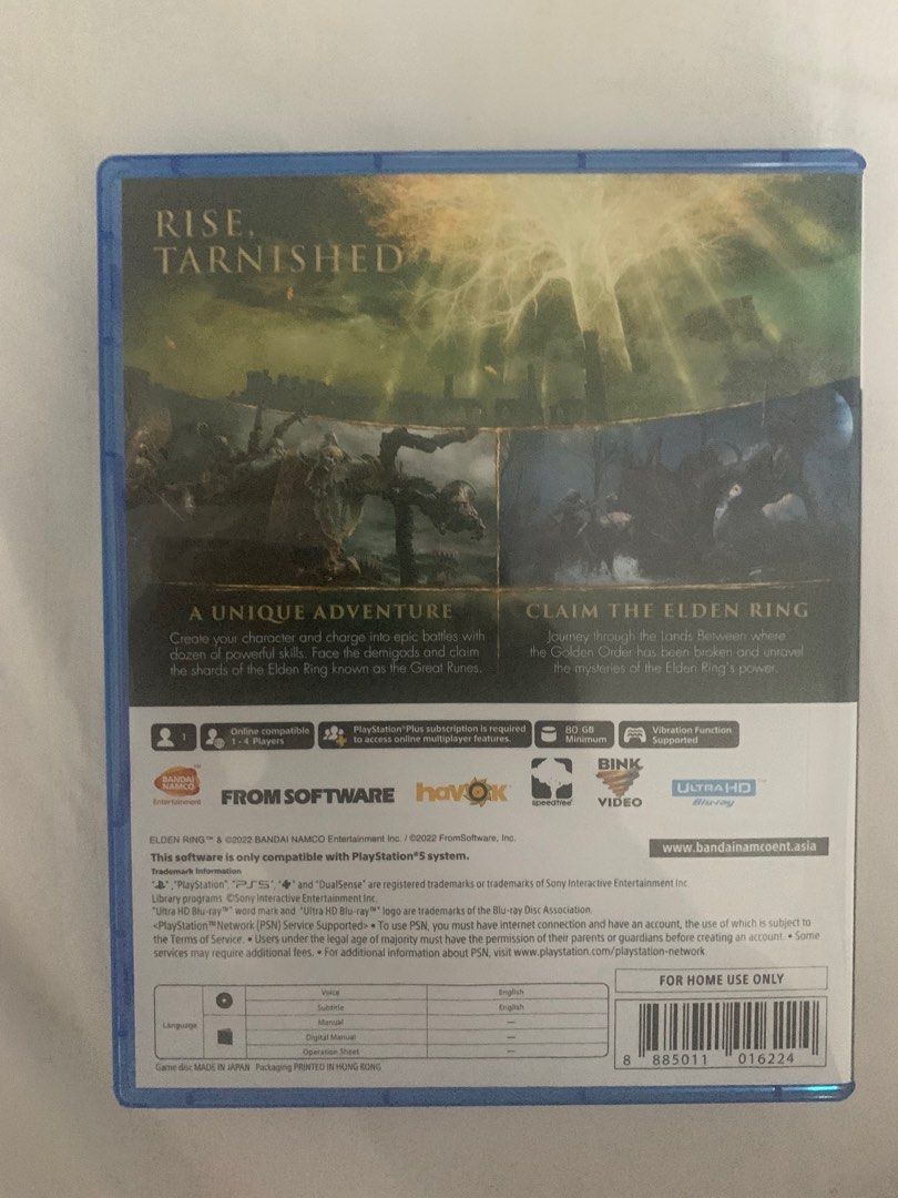 Elden Ring PS5, Video Gaming, Video Games, PlayStation on Carousell