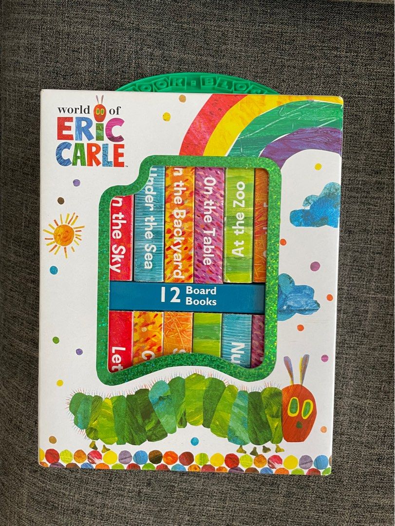 World Of Eric Carle My First Library 12 Board Book Block Set - By