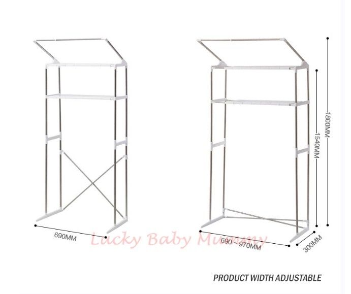 Extendable Washing machine Rack, Furniture & Home Living, Furniture ...