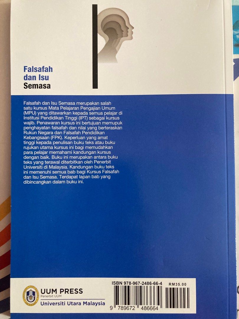 Falsafah dan Isu Semasa, Hobbies & Toys, Books & Magazines, Textbooks