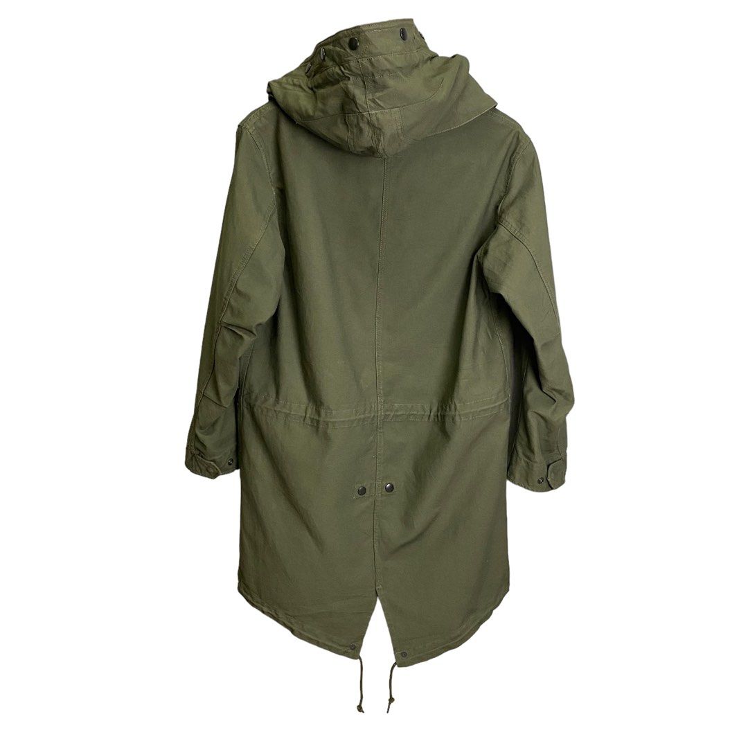 Mens long on sale fishtail parka