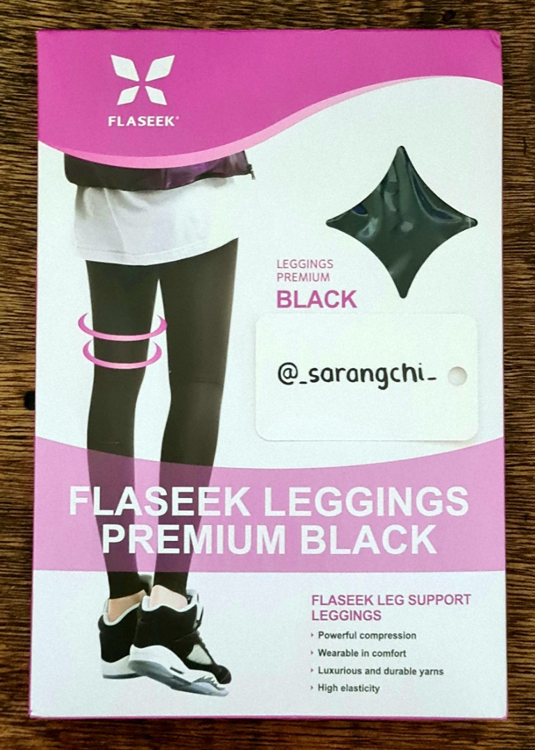 FLASEEK] Compression Leg Support Leggings Premium - Black (10