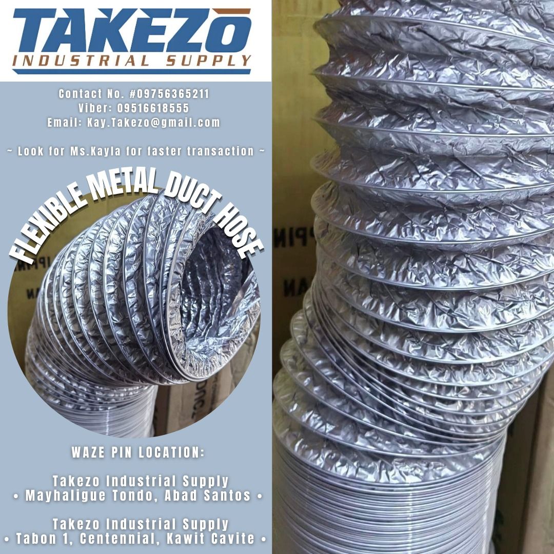 FLEXIBLE METAL DUCT HOSE, Commercial & Industrial, Construction Tools