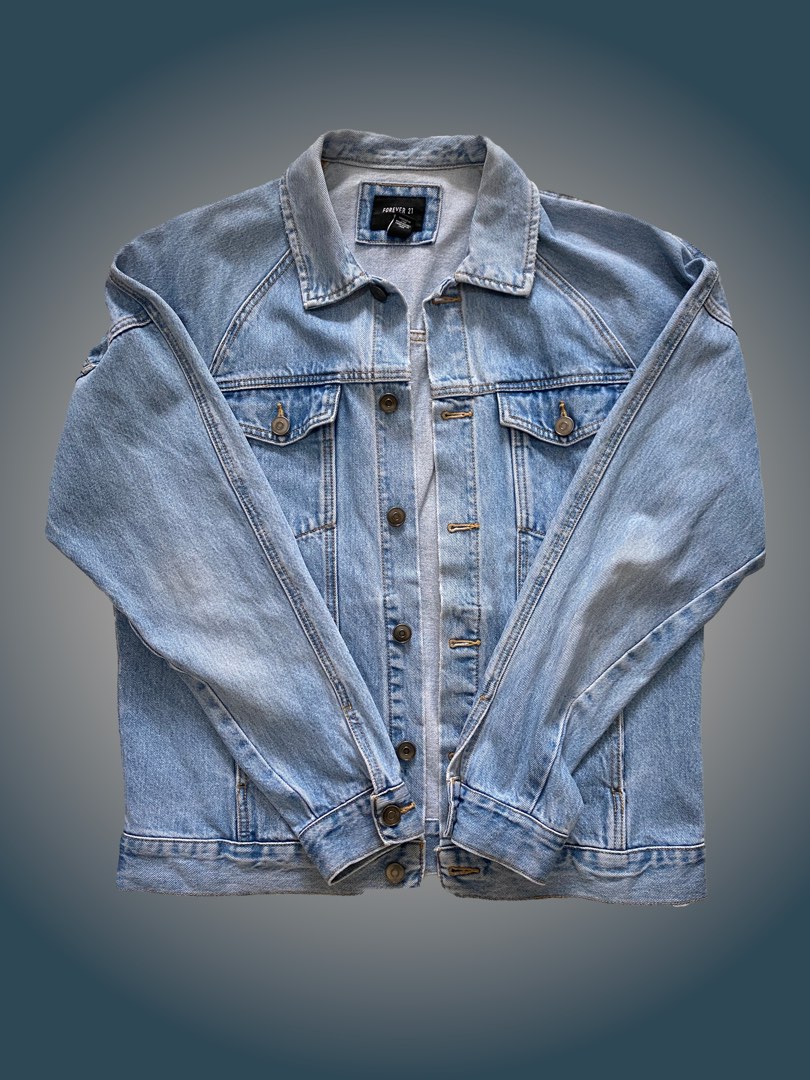 Forever 21 Denim Jacket, Men's Fashion, Coats, Jackets and Outerwear on