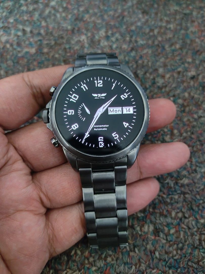 Fossil smoke top stainless steel