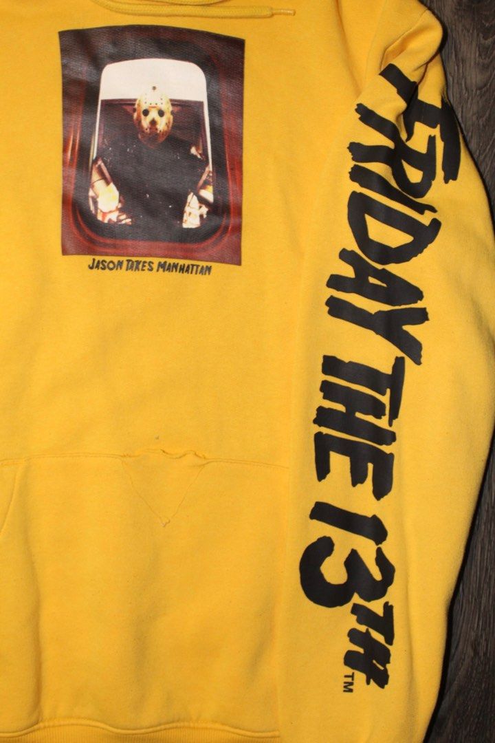 FRIDAY THE 13TH HOODIE, Men's Fashion, Tops u0026 Sets, Hoodies on Carousell