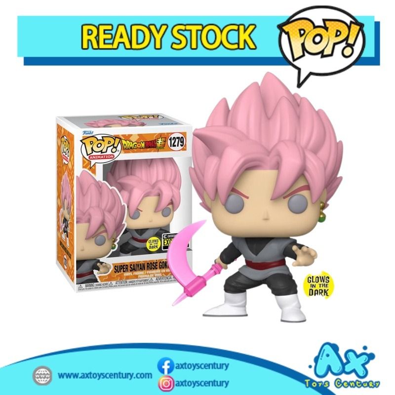 Funko POP Dragon Ball Super Saiyan Rose Goku Black GITD