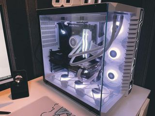 Gaming PC with 24" 144hz Curved Gaming Monitor