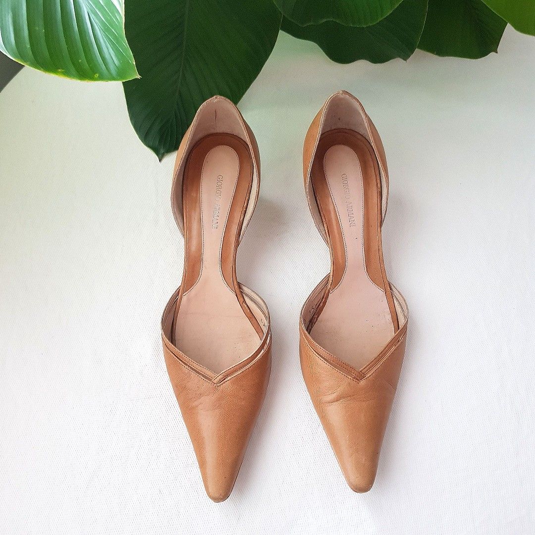 Vintage leather clearance heels