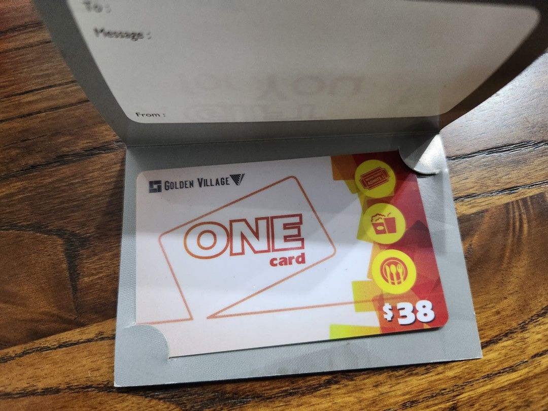 GOLDEN VILLAGE GIFT CARD, Tickets & Vouchers, Event Tickets on Carousell