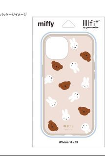 Gourmandise Miffy IIIIfit Case for iPhone 14 / 13 (6.1 inch) Miffy & Boris
