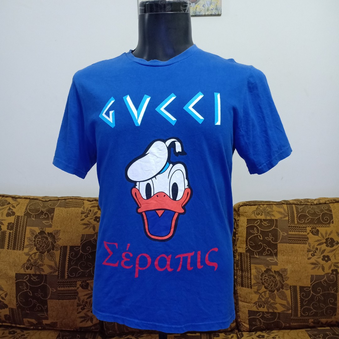GUCCI Donald Duck, Men's Fashion, Tops & Sets, Tshirts & Polo Shirts on  Carousell