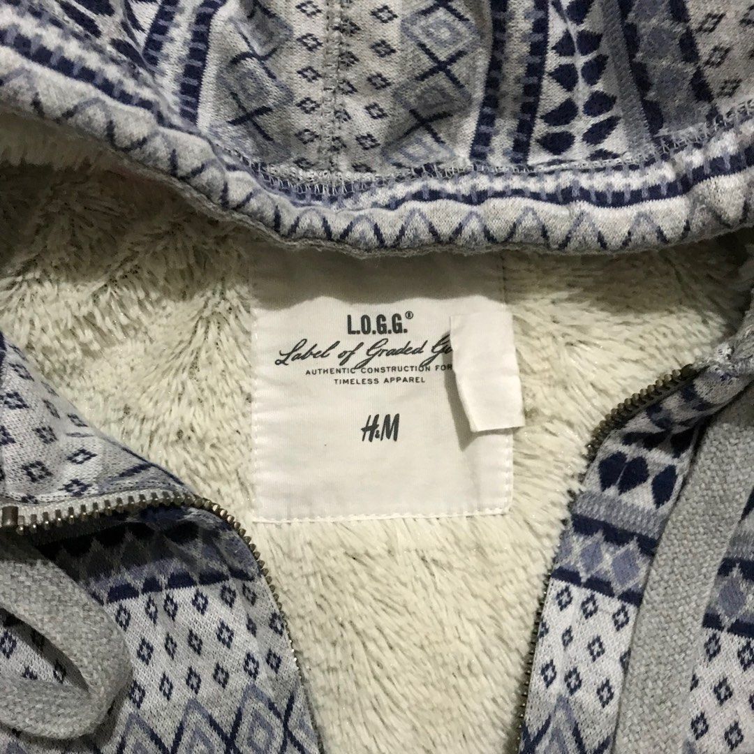 H and m sherpa hoodie best sale