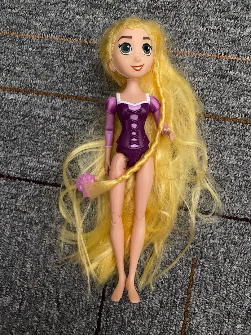 Hasbro Rapunzel doll Frizzy hair Hobbies Toys Toys Games on Carousell