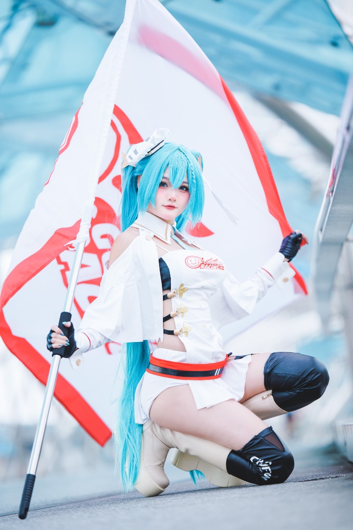 新品 レーシングミク 2023 初音ミク コスプレ 衣装 Mサイズ