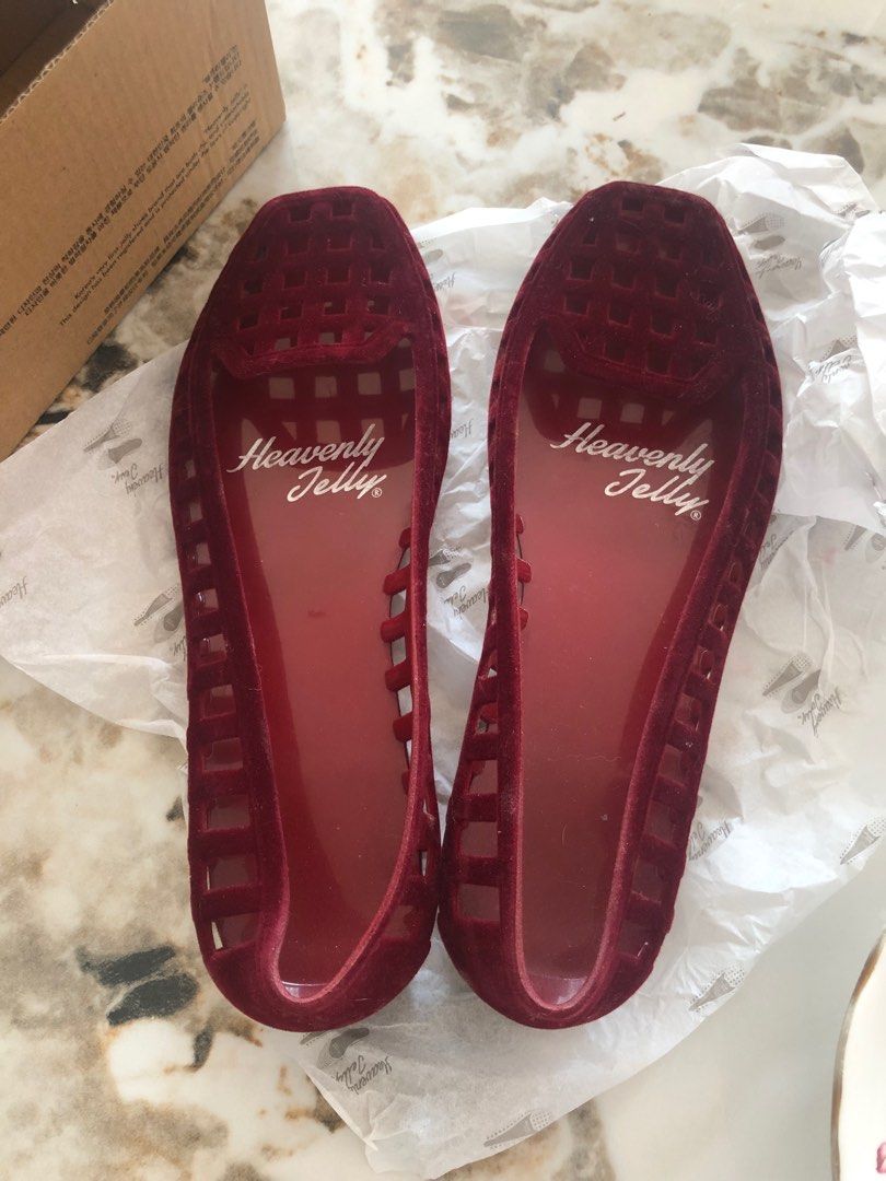 Heavenly Jelly Felt material, Women's Fashion, Footwear, Flats on