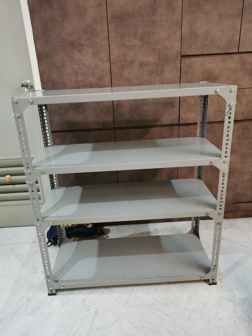 Heavy duty Industrial Metal Racks for storage room / bomb shelter