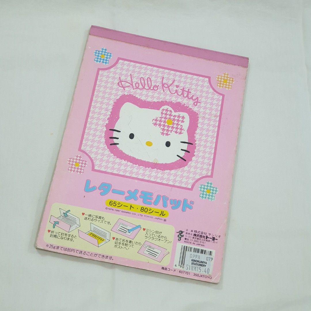 Hello Kitty: Letterpad, Hobbies & Toys, Collectibles & Memorabilia, Stamps  & Prints on Carousell