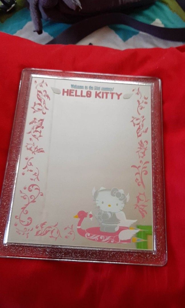 Hello Kitty Mirror From Gift Gate (Category: Mirrors) located in Antipolo. Submitted by lanetatum (Listing ID 1219367551, Image 1). Description: Height - 9 inches Width - 7 inches Made in Japan - original Never been used..