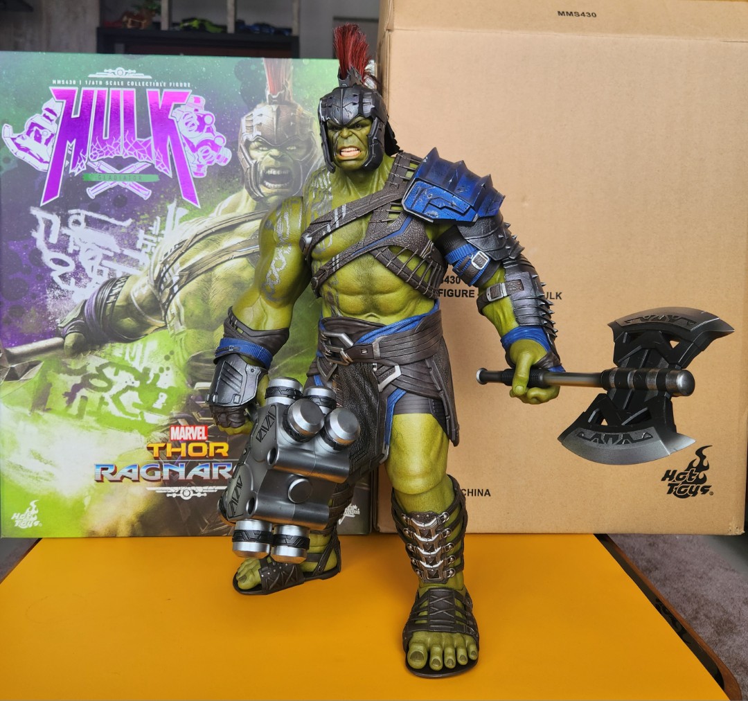 THOR: RAGNAROK~GLADIATOR HULK~SIXTH SCALE FIGURE~MMS430~HOT TOYS~MIBS