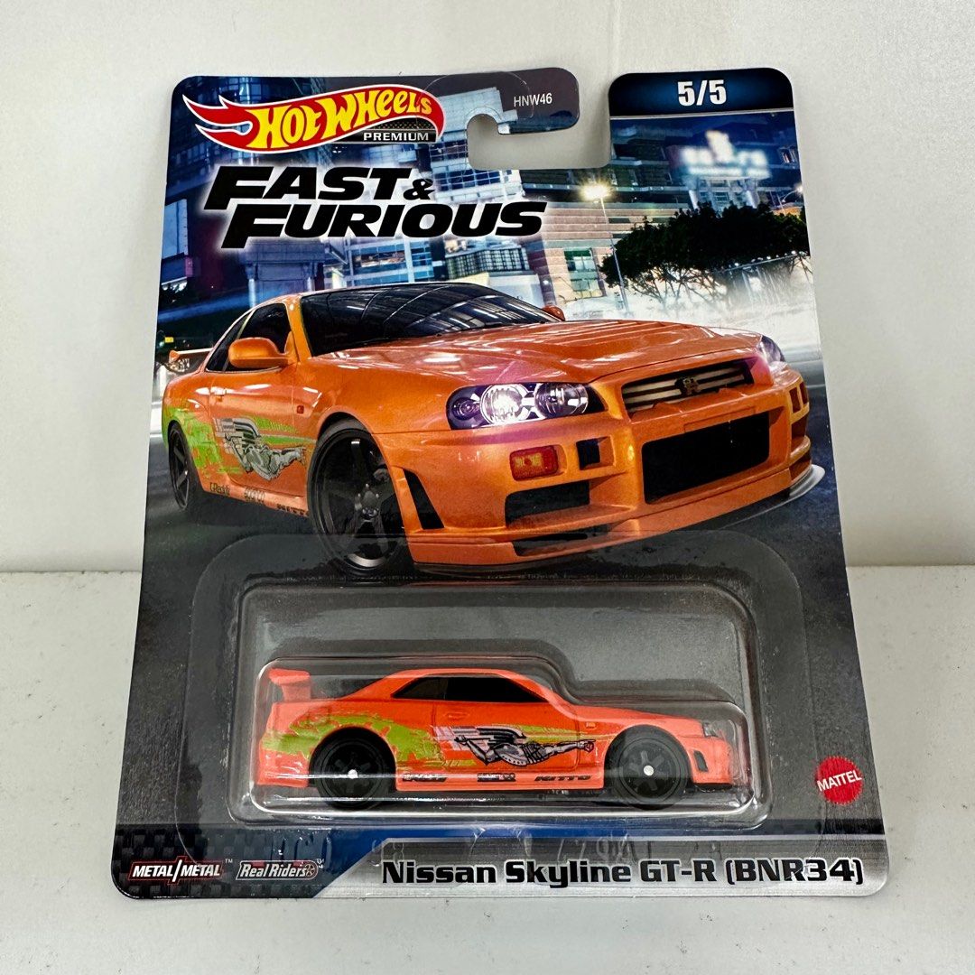 Hot Wheels Nissan Skyline GT-R R34 Fast & Furious, Hobbies & Toys, Toys &  Games on Carousell