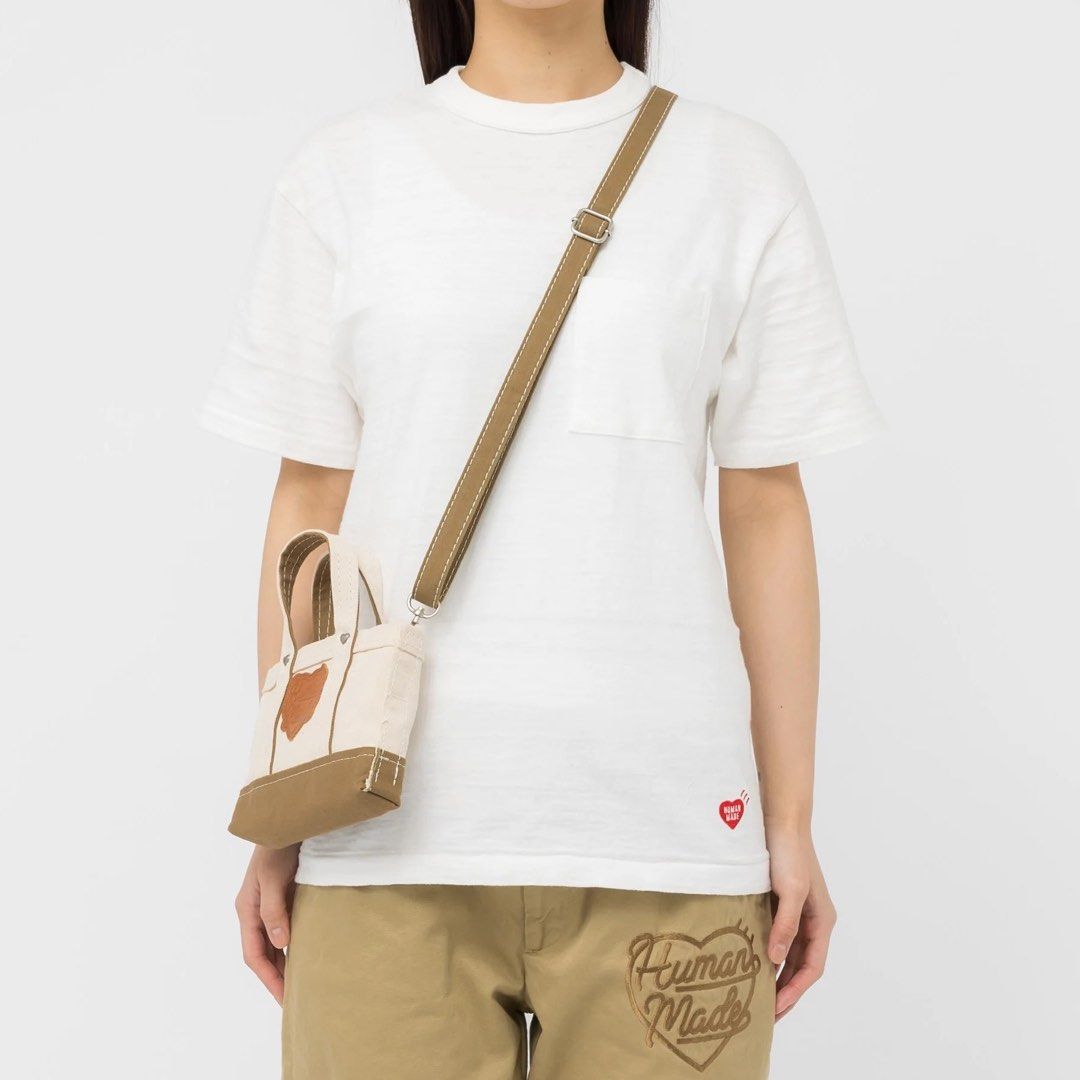 HUMAN MADE HEAVY CANVAS MINI SHOULDER TOTE