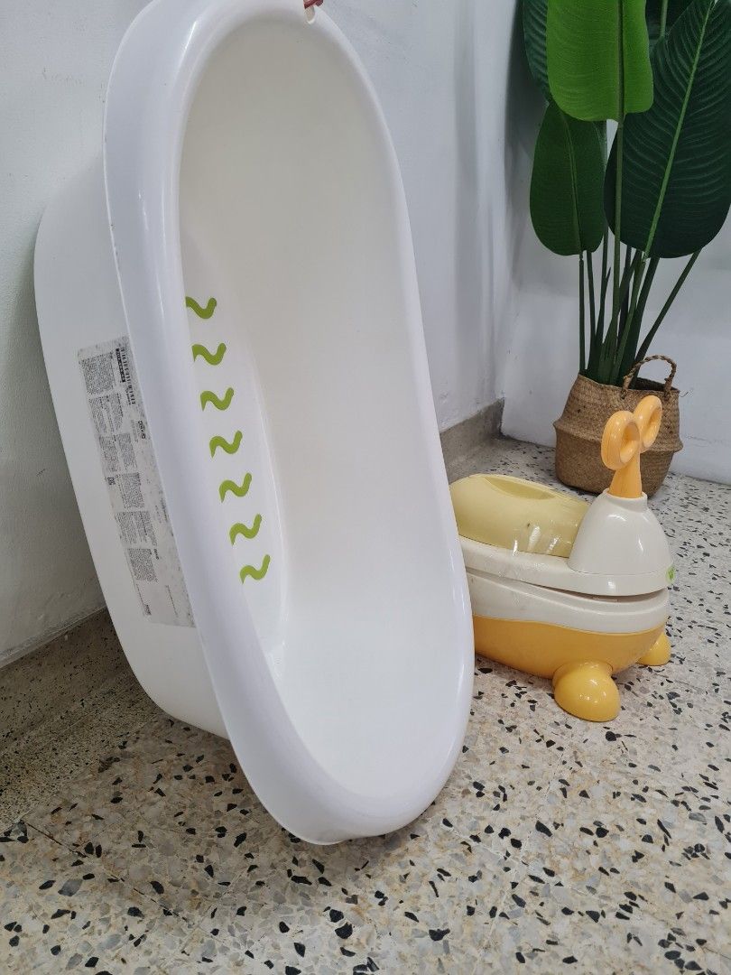ikea baby bath tub & kids potty train, Babies & Kids, Bathing