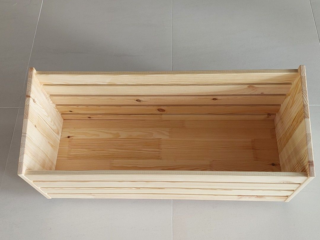 Ikea Ivar storage box on wheels 78 x 30cm BN, Furniture & Home Living