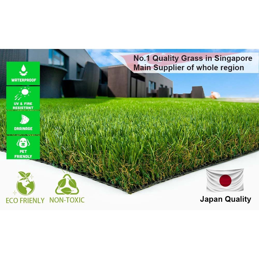 Japan Quality Eco friendly Grass NonToxic Artificial Turf Lawn Balcony