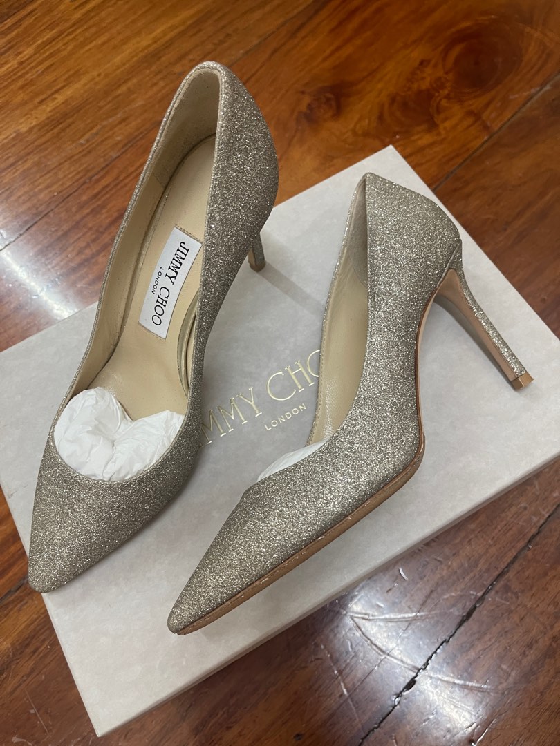 Jimmy choo romy 2025 85 platinum ice