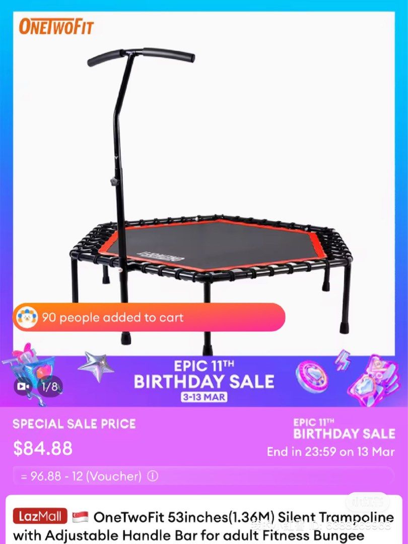 Jumping fitness trampoline for sale sales
