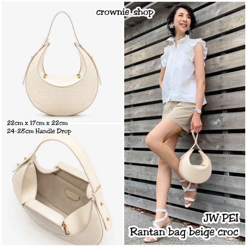 Jw pei shop rattan bag