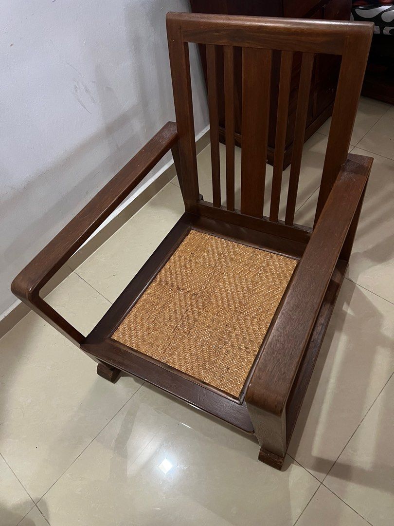 Teak Wood Chair (Kayu Jati) , Furniture & Home Living, Furniture
