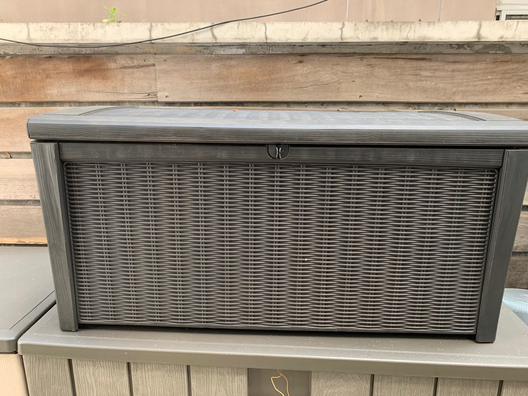 Keter Borneo (110 gal) Deck Storage Box on Carousell