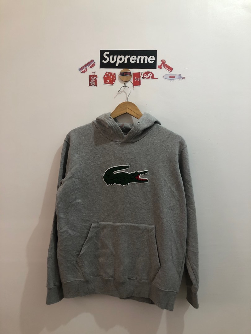 Harga hoodie lacoste big logo original Clearance