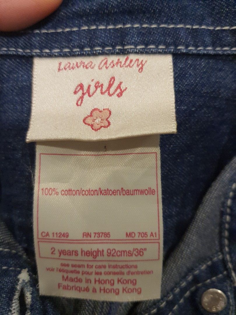 Laura ashley discount denim dress
