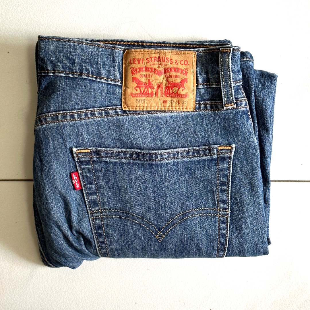 Levi's 505 Stretch Jeans [ . $120 ], Men's Fashion, Bottoms, Jeans on  Carousell