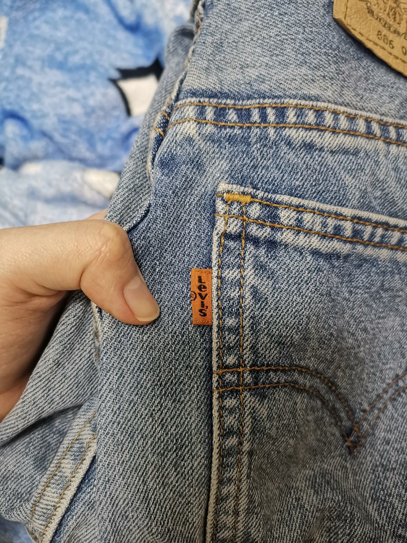 Levis orange label straight cut mid high rise mom vintage jeans rare y2k  light wash, Women's Fashion, Bottoms, Jeans & Leggings on Carousell