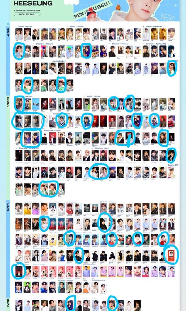 LF/WTB enhypen heeseung photocards, Toys & Collectibles, Fan