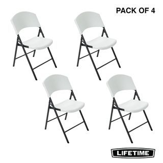 Lifetime Folding Chair Pack of 4 - White