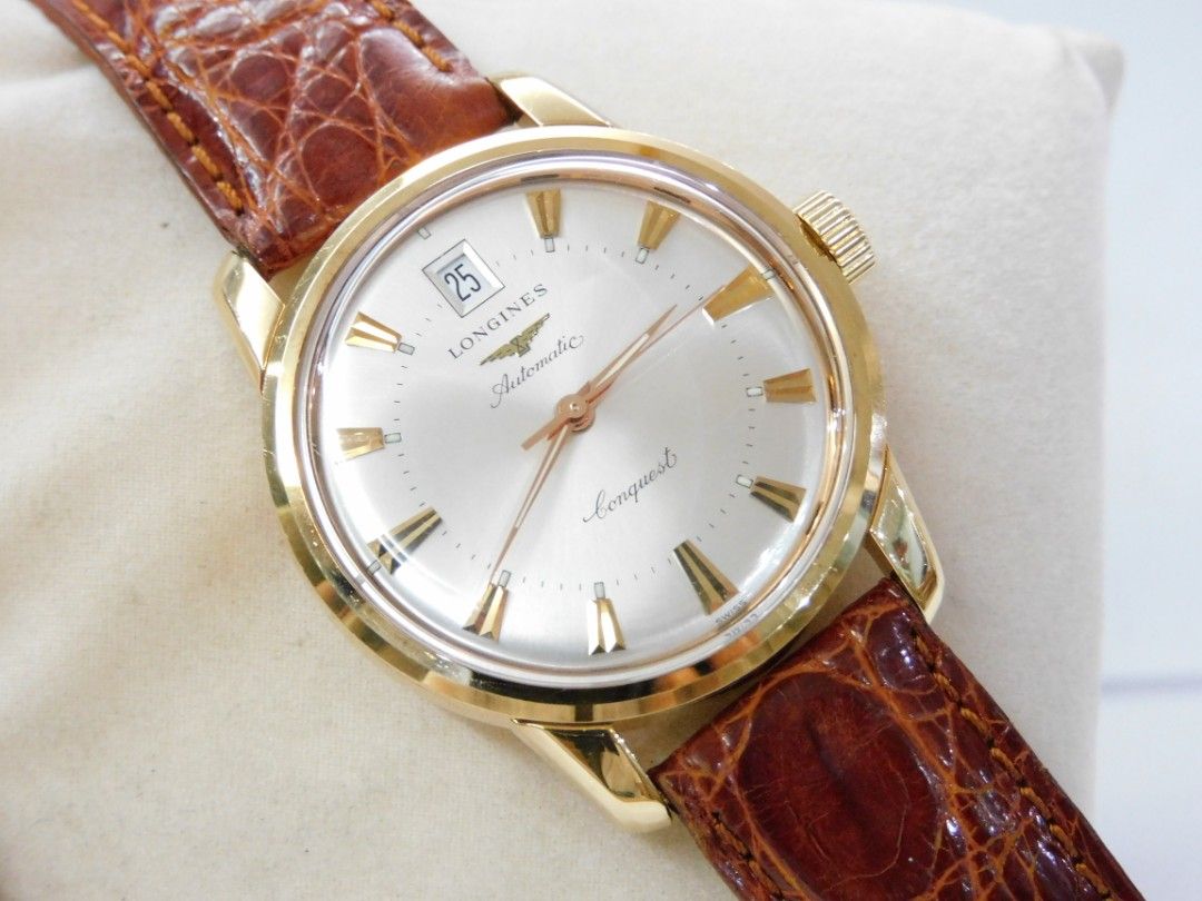 Longines conquest on sale heritage gold