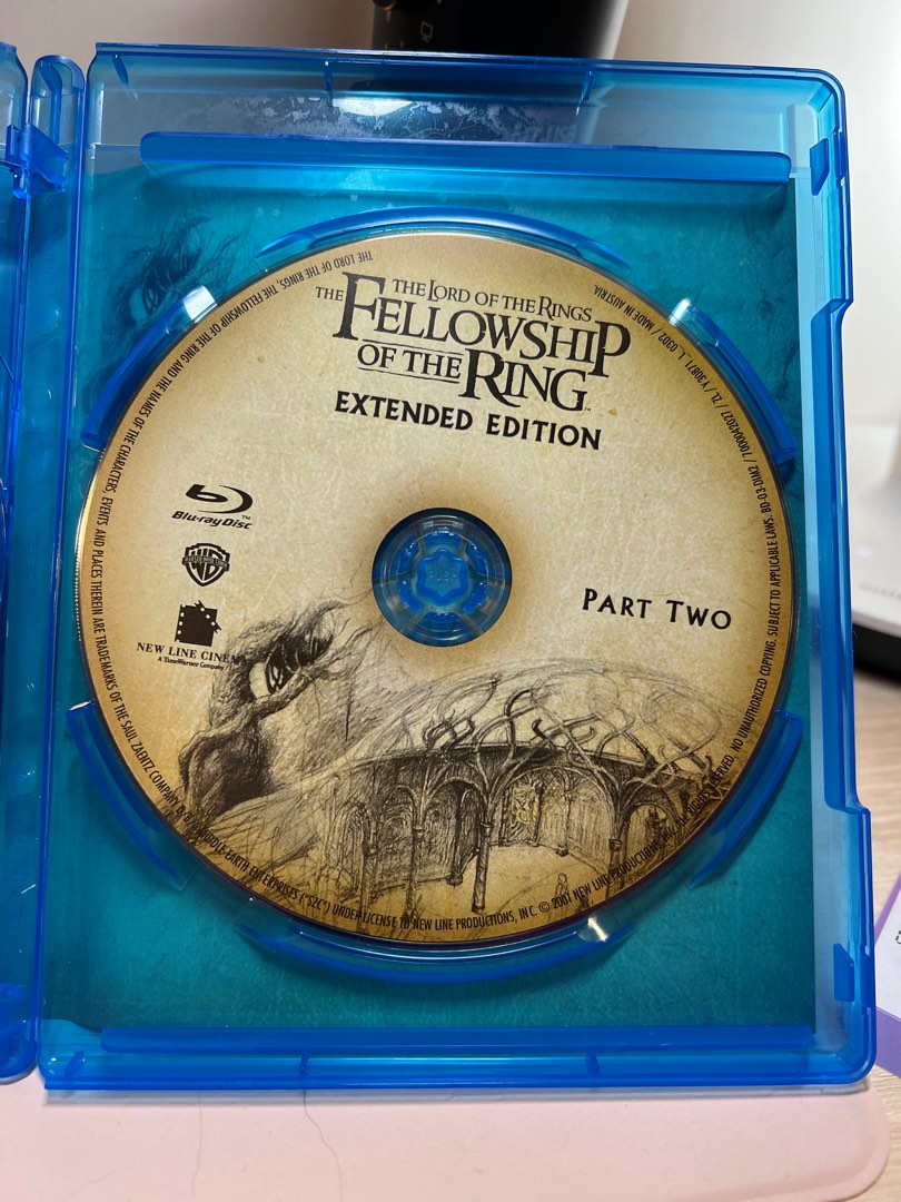 Lord of the Rings The Fellowship of the Ring Extended Edition Blu