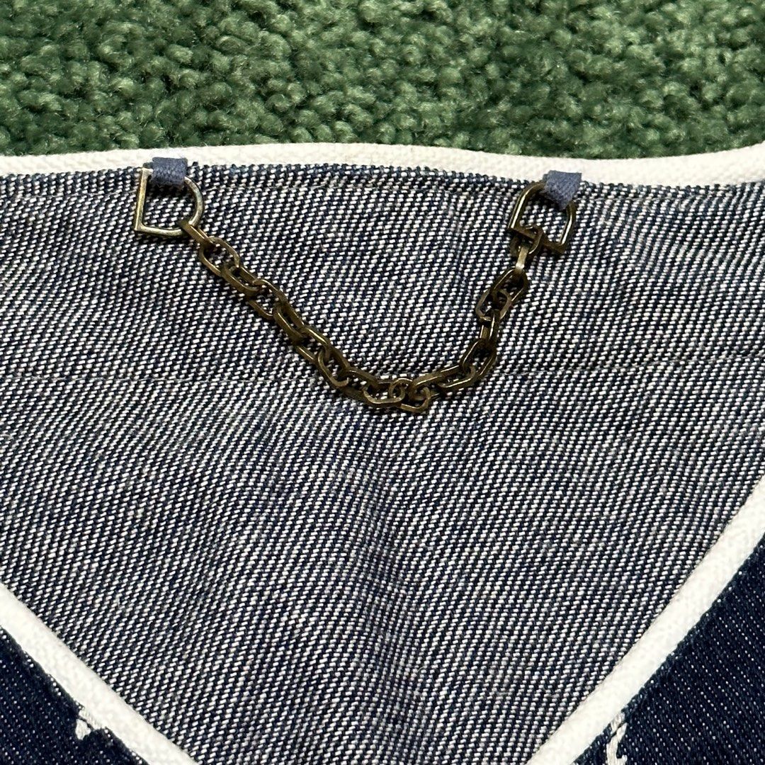 3dunked - Louis Vuitton Leaf Denim Baseball shirt.