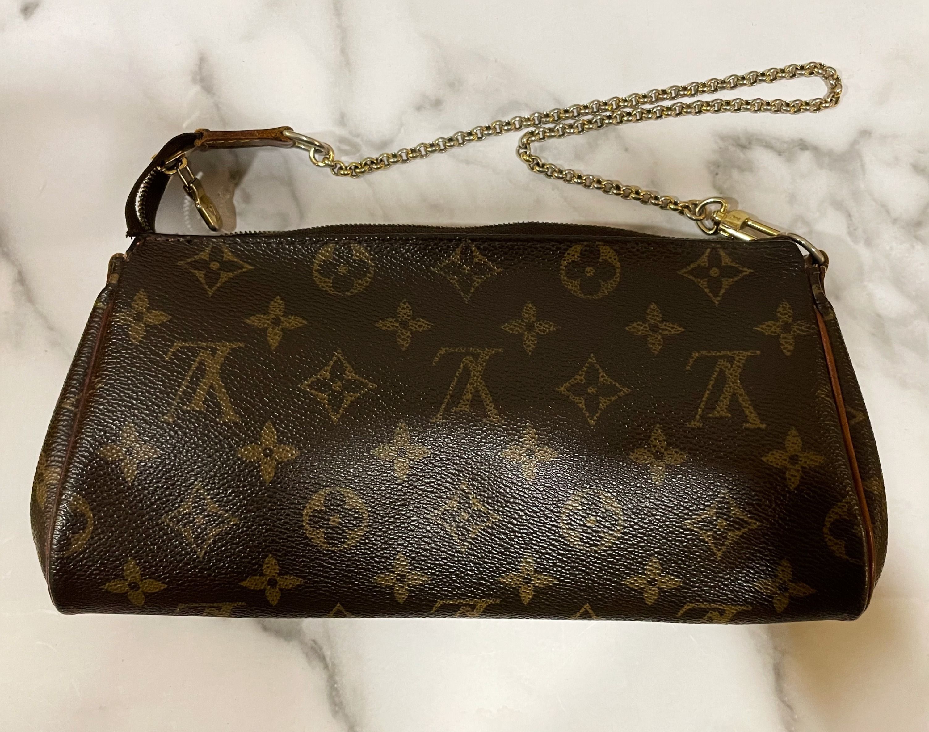 Louis Vuitton Eva Clutch Monogram, Luxury, Bags & Wallets on Carousell