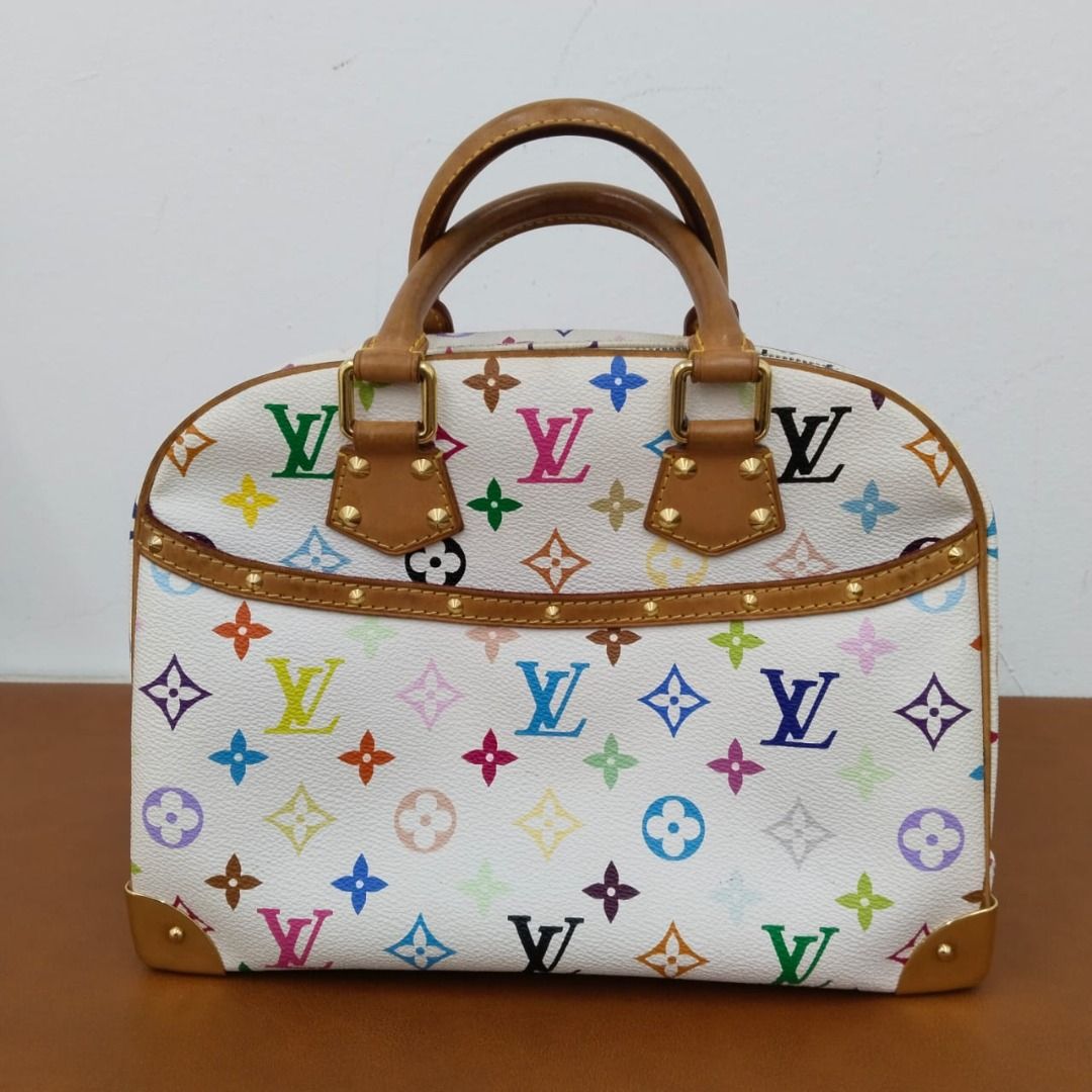 LOUIS VUITTON M92663 Monogram Multicolore Trouville Mini Duffle Bag Hand Bag