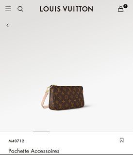 Louis Vuitton MONOGRAM 2020 SS Pochette Accessoires (M40712)