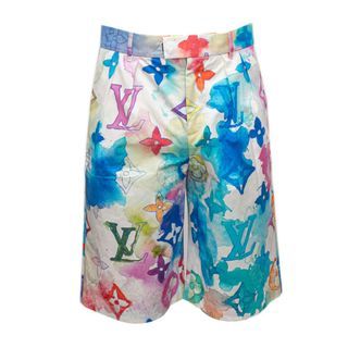 Louis Vuitton Men's Watercolor Monogram Swim Shorts Trunks Japan exclusive  Sz M