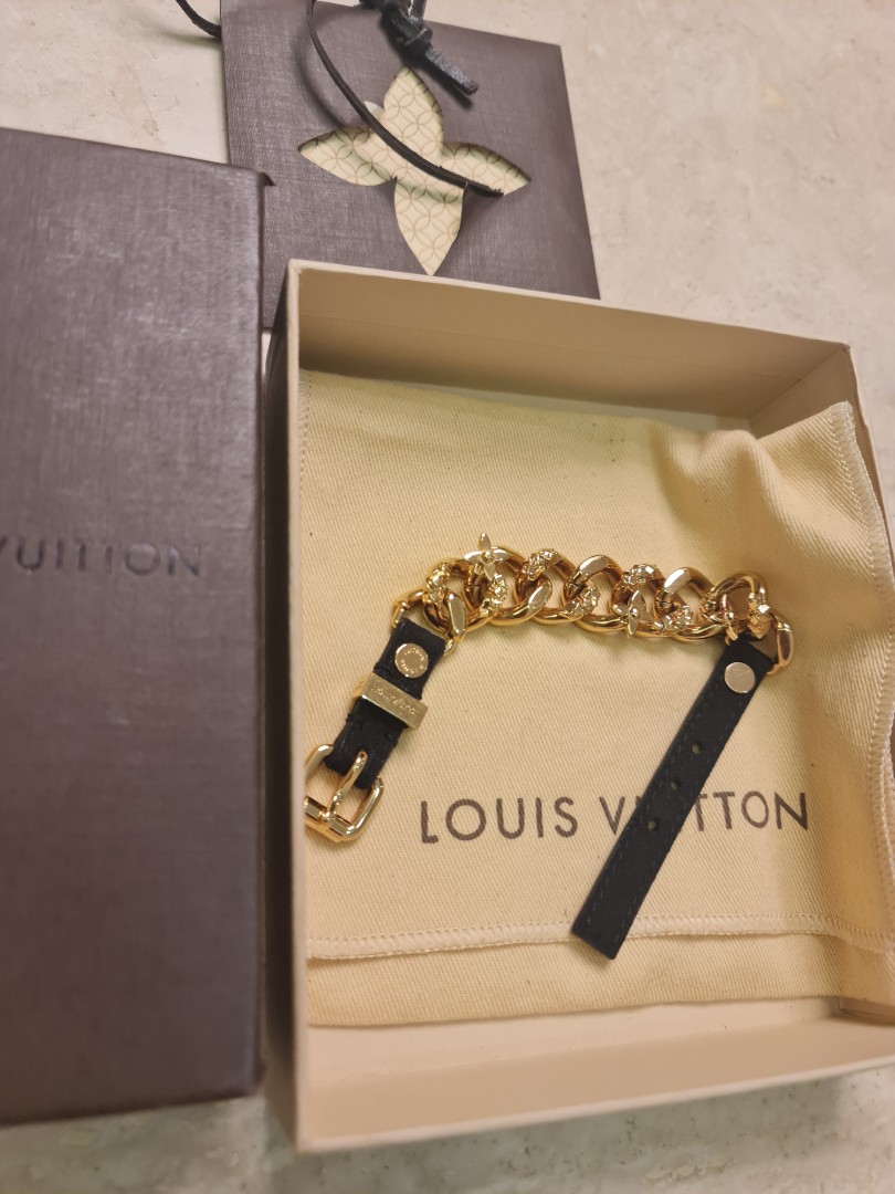 Louis Vuitton LV Floragram Bracelet White Metal & Resin. Size One Size