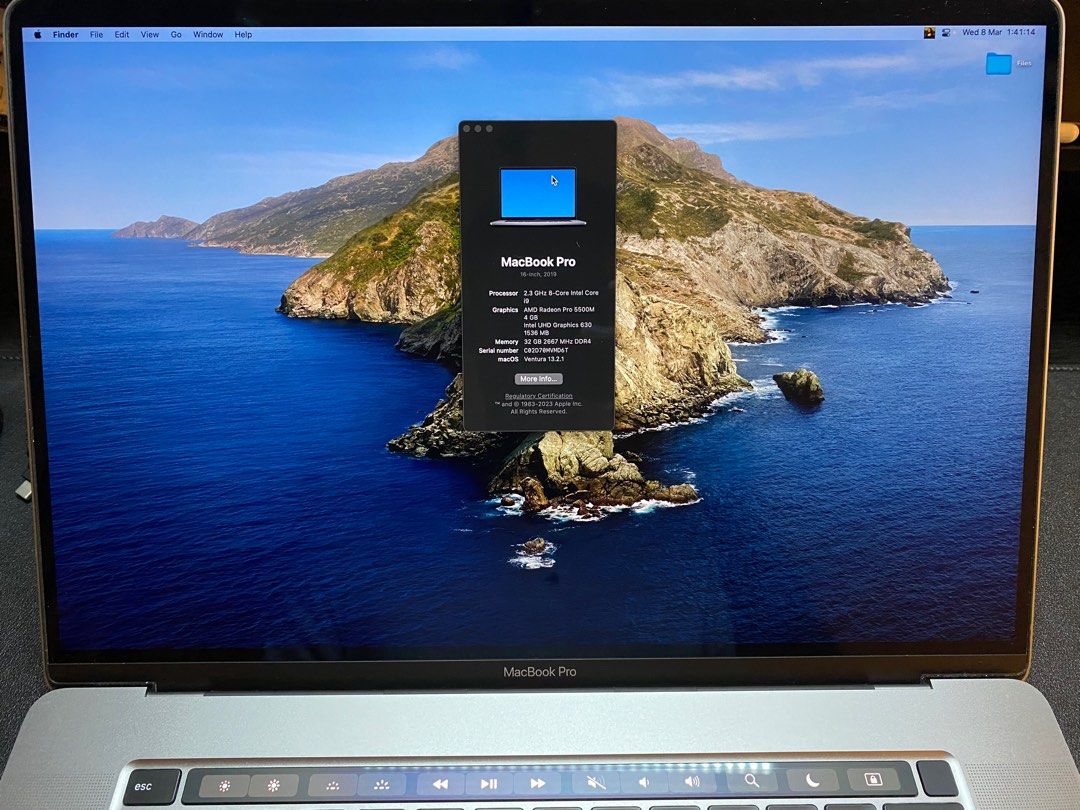 MacBook Pro(2019) core i9 1TB 32GBメモリ - タブレット