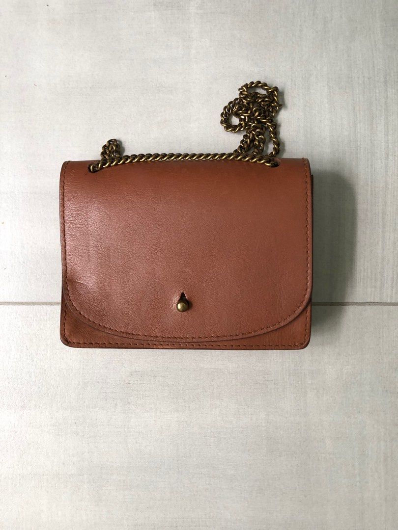 Madewell chain leather crossbody new arrivals bag